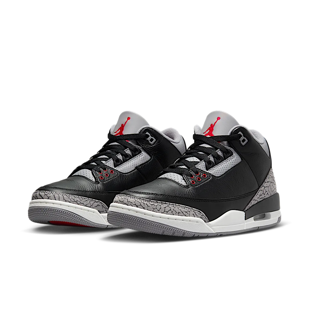 Overkicks - Air Jordan 3 Retro Black Cement (2024) (GS) (DM0967-010) - imagen 2