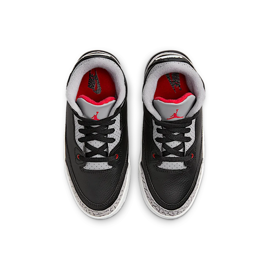 Overkicks - Air Jordan 3 Retro Black Cement (2024) (PS) (DM0966-010) - imagen 3