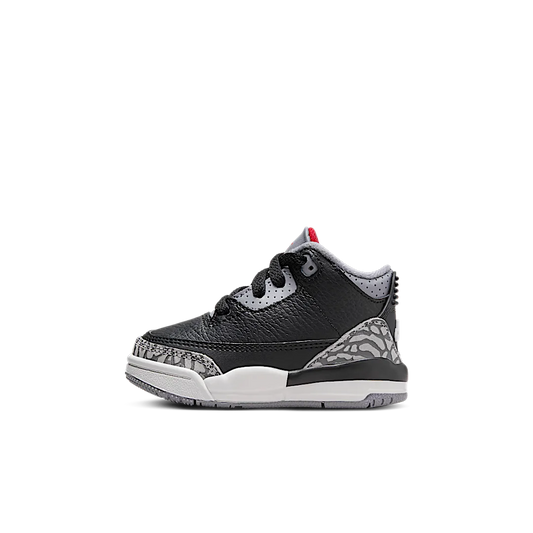 Overkicks - Air Jordan 3 Retro Black Cement (2024) (TD) (DM0968-010) - vista lateral