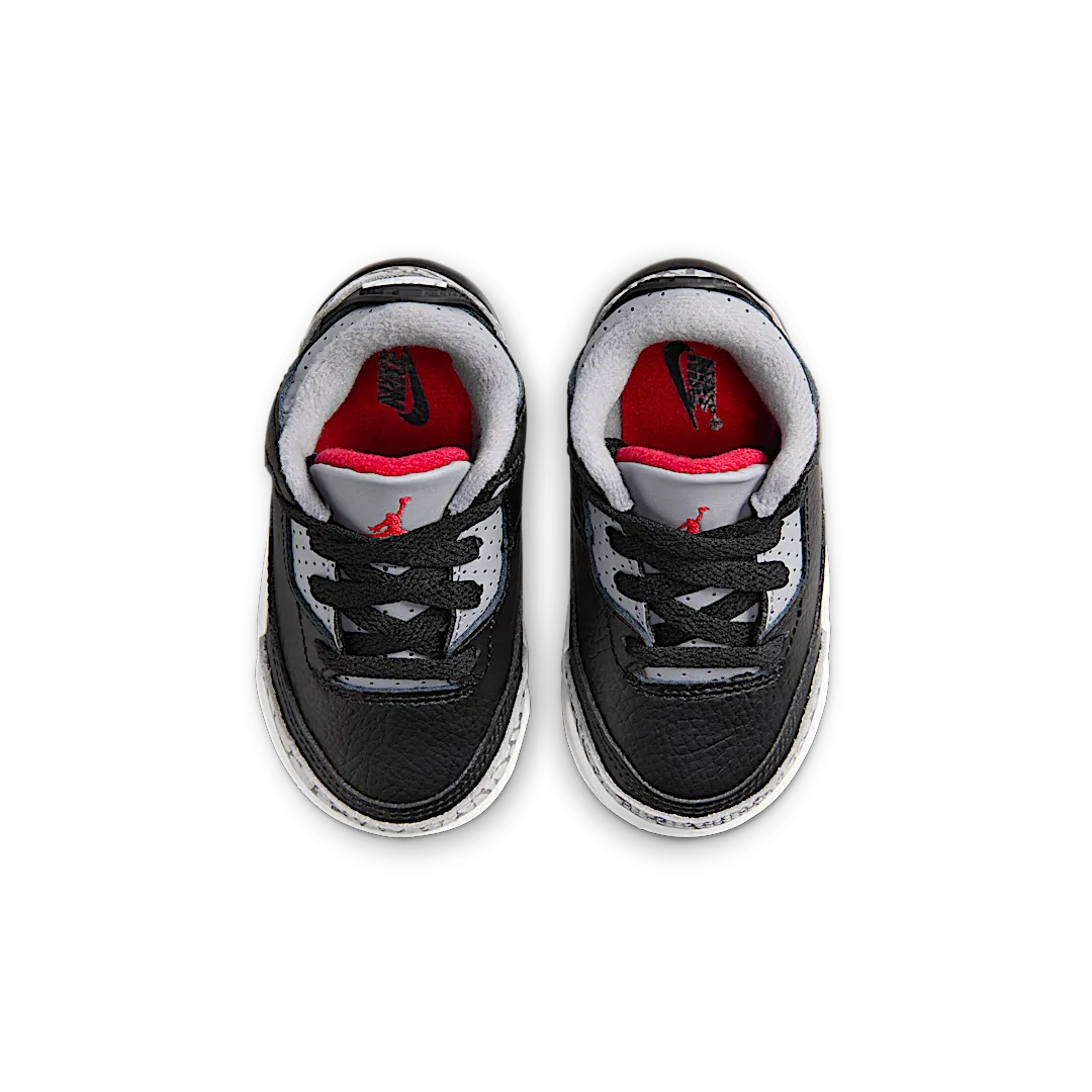 Overkicks - Air Jordan 3 Retro Black Cement (2024) (TD) (DM0968-010) - imagen 3
