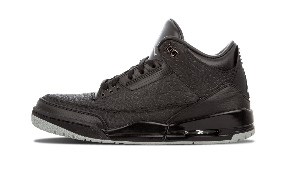 Overkicks - Air Jordan 3 Retro Black Flip (315767-001) - vista lateral