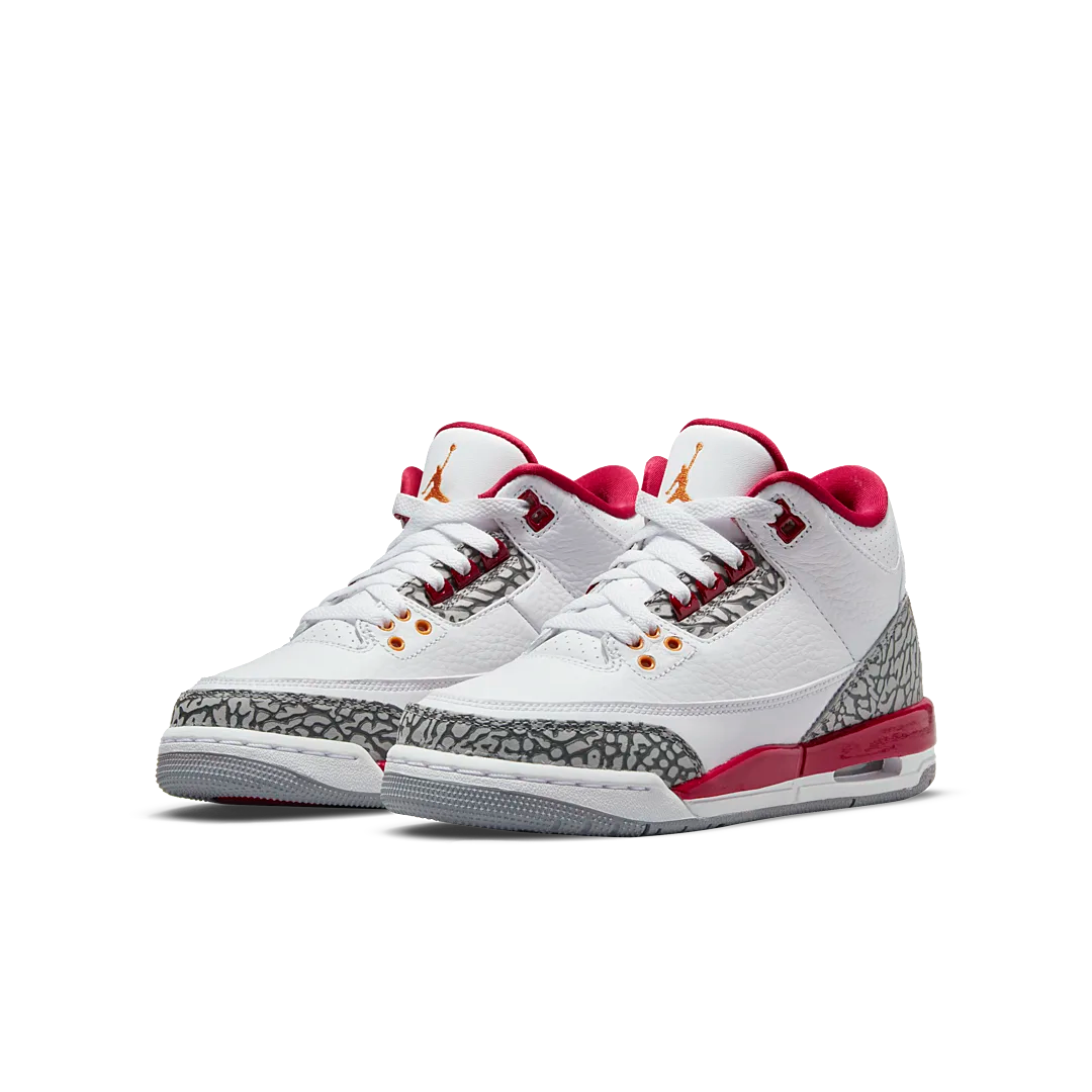 Overkicks - Air Jordan 3 Retro Cardinal (GS) (398614-126) - imagen 2