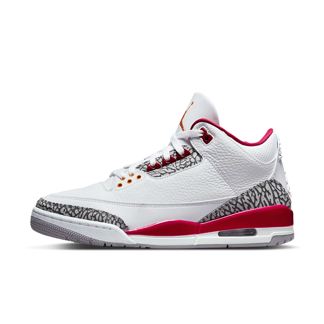 Overkicks - Air Jordan 3 Retro Cardinal Red (CT8532-126) - vista lateral