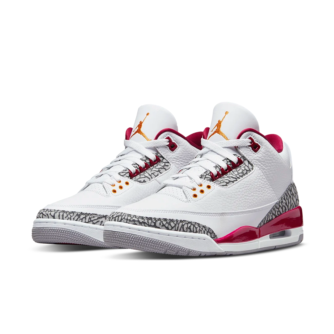 Overkicks - Air Jordan 3 Retro Cardinal Red (CT8532-126) - vista trasera