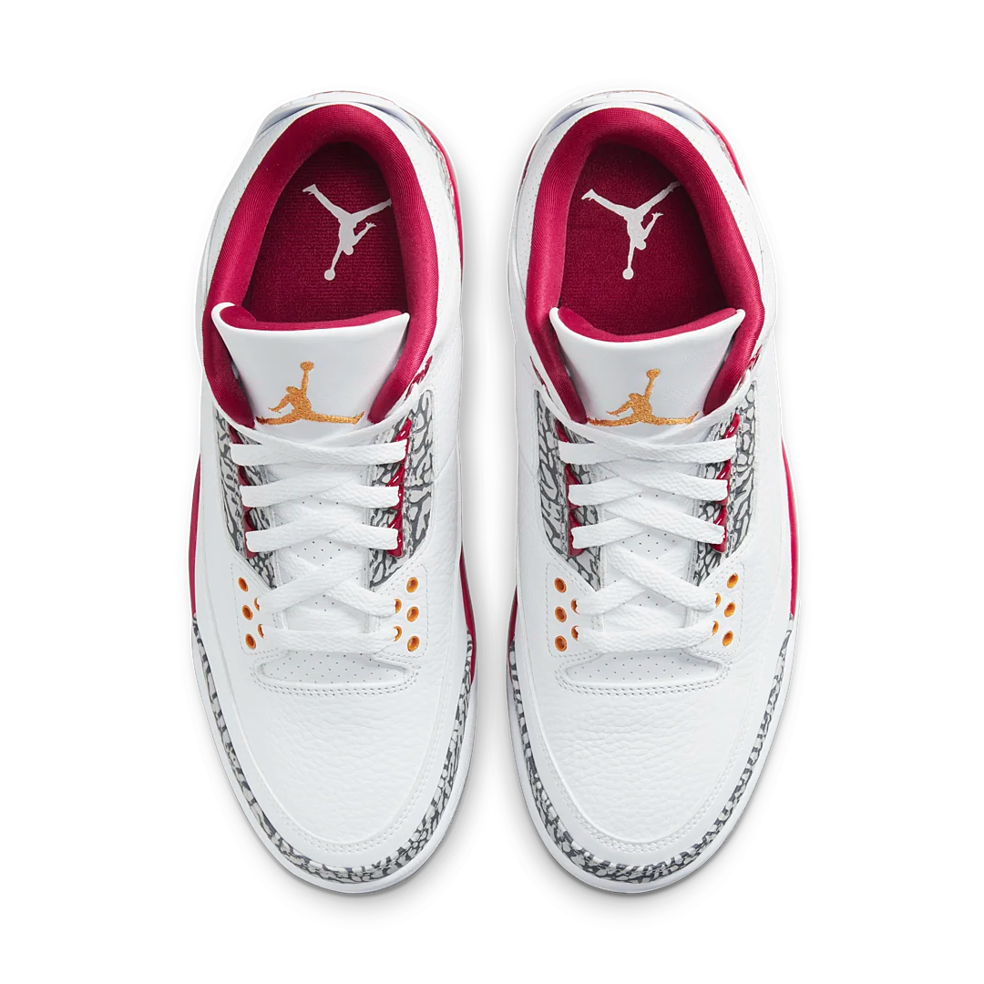 Overkicks - Air Jordan 3 Retro Cardinal Red (CT8532-126) - par completo