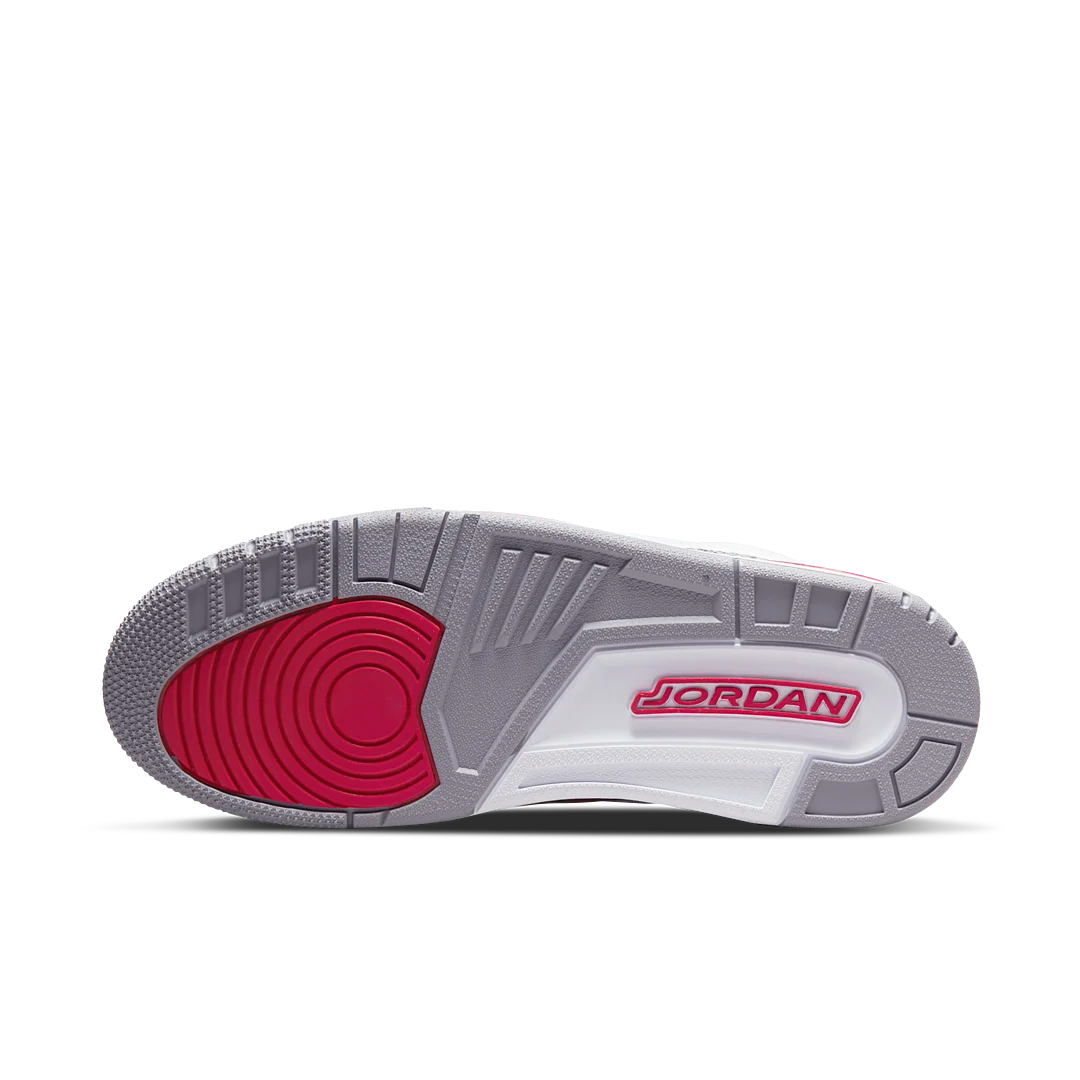 Overkicks - Air Jordan 3 Retro Cardinal Red (CT8532-126) - detalle suela