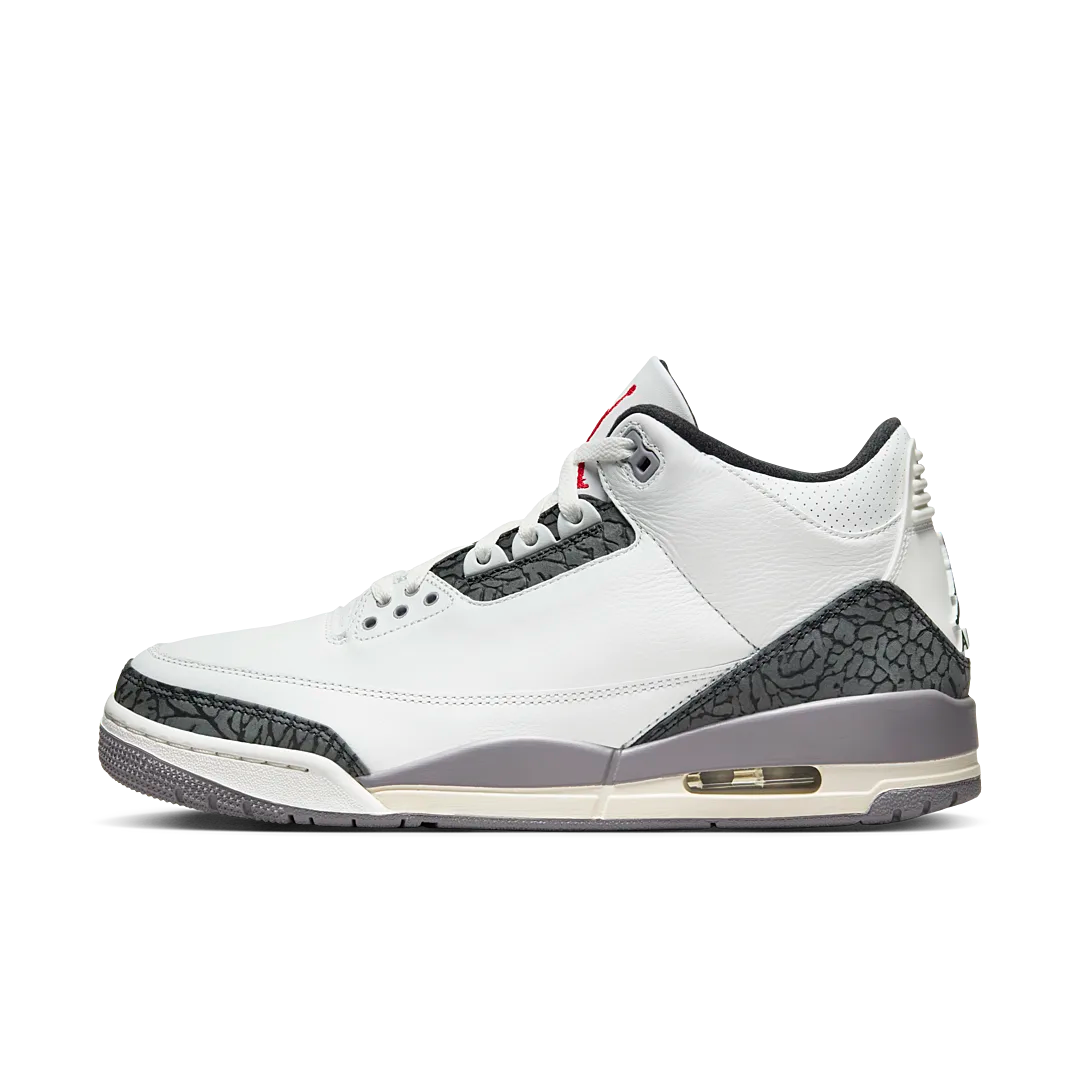 Overkicks - Air Jordan 3 Retro Cement Grey (GS) (DM0967-106) - vista lateral