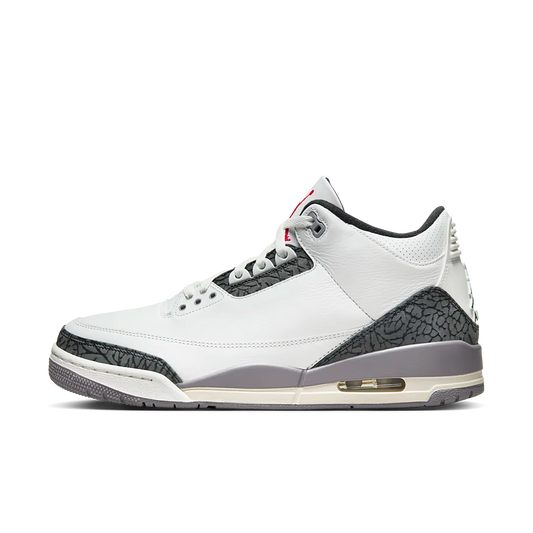Overkicks - Air Jordan 3 Retro Cement Grey (GS) (DM0967-106) - vista lateral