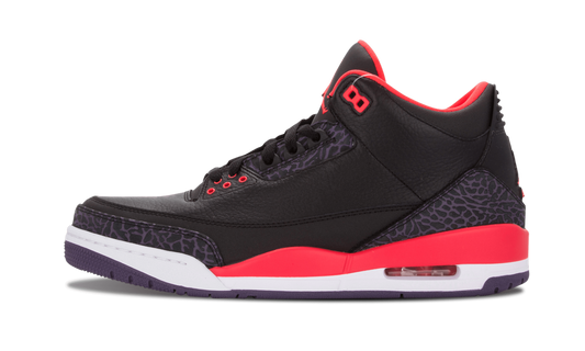 Overkicks - Air Jordan 3 Retro Crimson (136064-005) - vista lateral