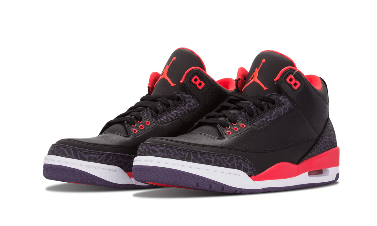Overkicks - Air Jordan 3 Retro Crimson (136064-005) - vista trasera