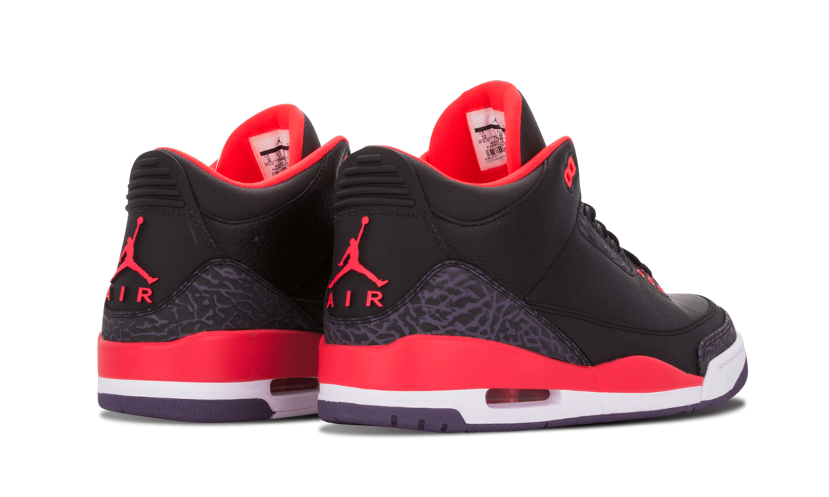 Overkicks - Air Jordan 3 Retro Crimson (136064-005) - par completo