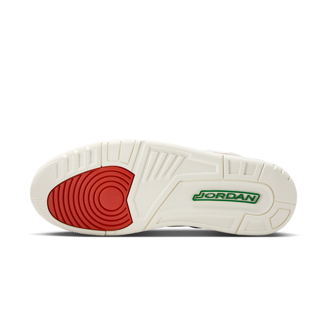 Overkicks - Air Jordan 3 Retro El Vuelo Summit White (IO1752-100) - detalle suela
