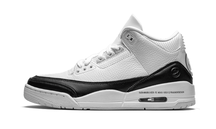 Overkicks - Air Jordan 3 Retro Fragment (DA3595-100) - vista lateral