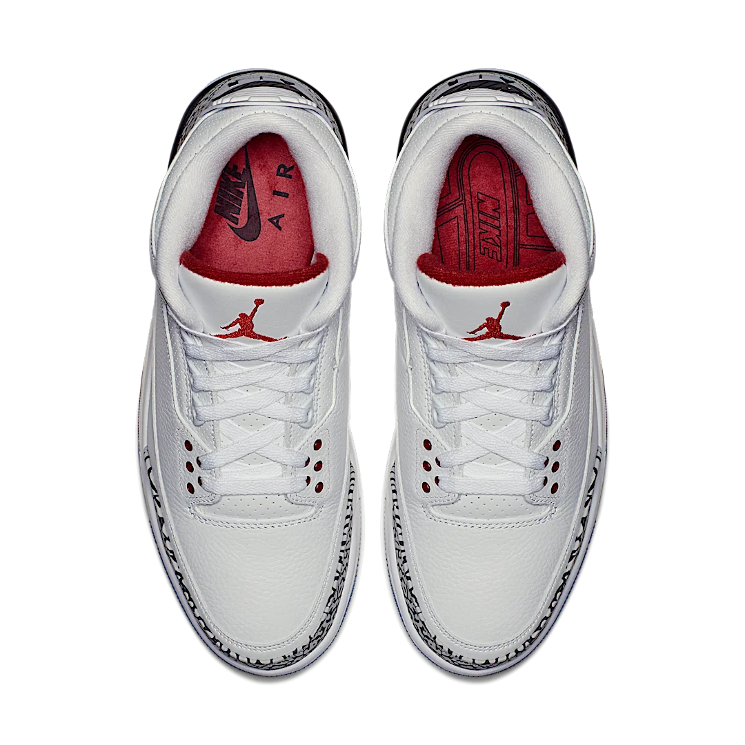 Overkicks - Air Jordan 3 Retro Free Throw Line White Cement (923096-101) - par completo