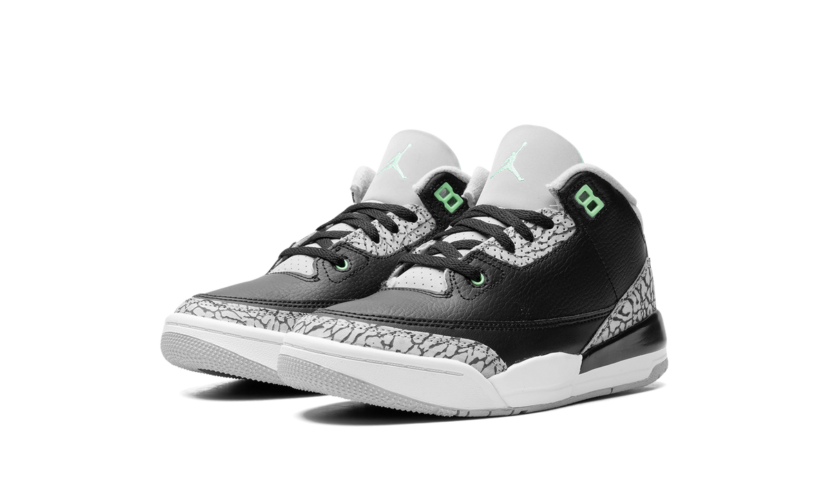 Overkicks - Air Jordan 3 Retro Green Glow (PS) (DM0966-031) - imagen 2