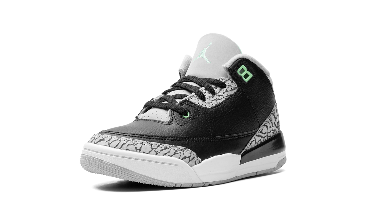 Overkicks - Air Jordan 3 Retro Green Glow (PS) (DM0966-031) - imagen 4