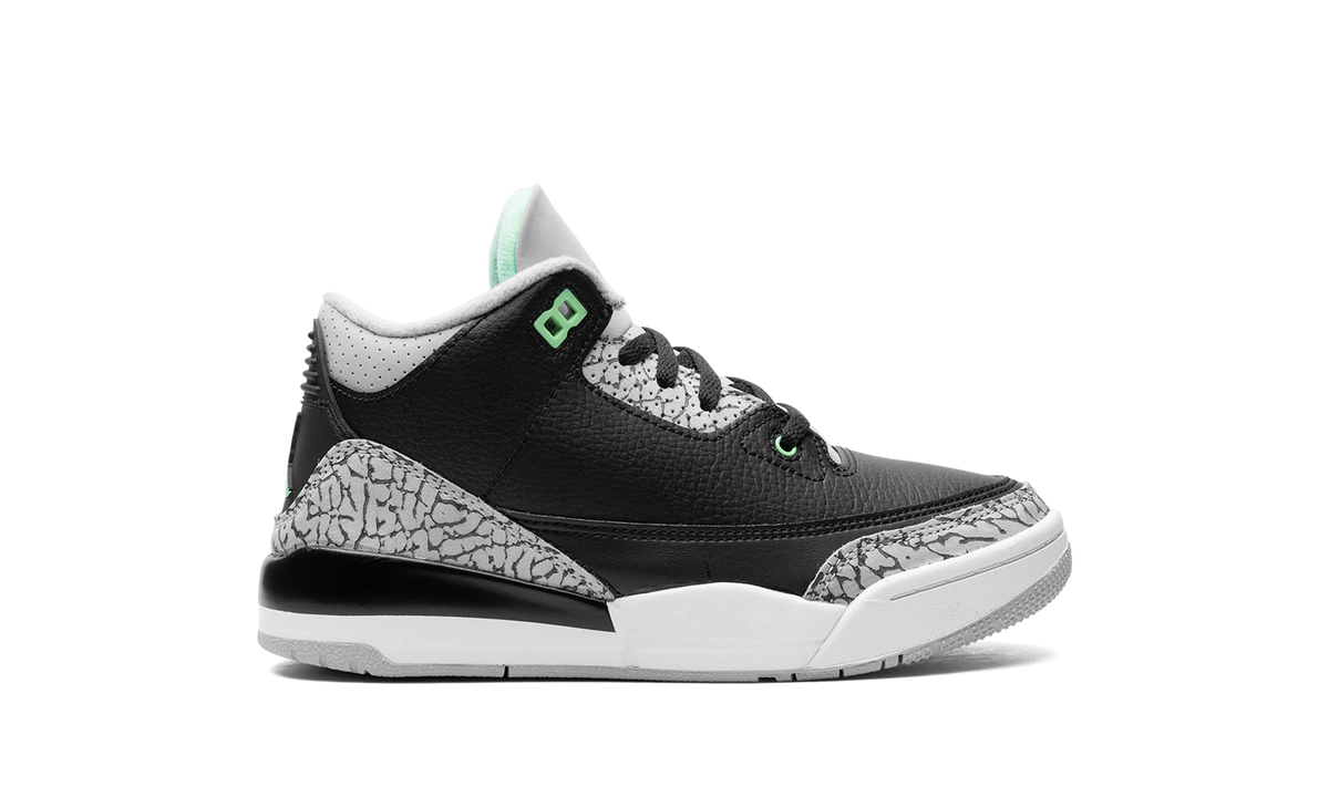Overkicks - Air Jordan 3 Retro Green Glow (PS) (DM0966-031) - imagen 6