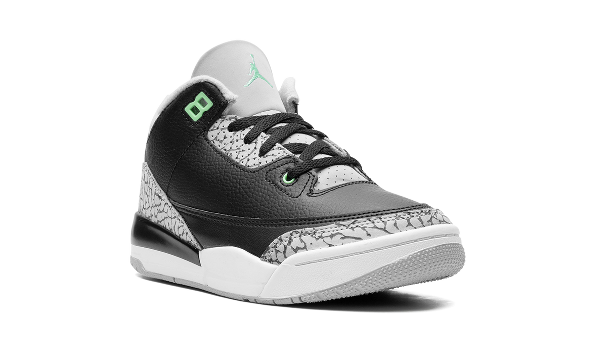 Overkicks - Air Jordan 3 Retro Green Glow (PS) (DM0966-031) - imagen 7