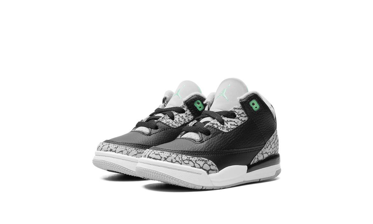 Overkicks - Air Jordan 3 Retro Green Glow (TD) (DM0968-031) - imagen 2