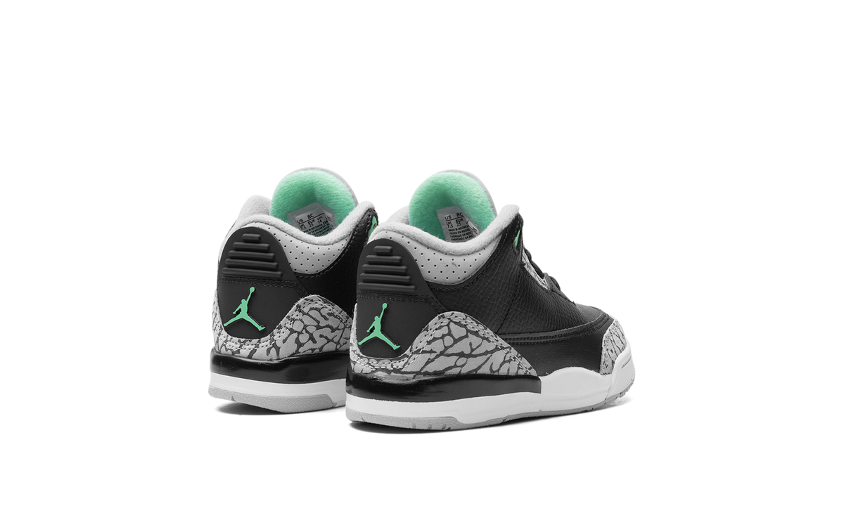 Overkicks - Air Jordan 3 Retro Green Glow (TD) (DM0968-031) - imagen 3