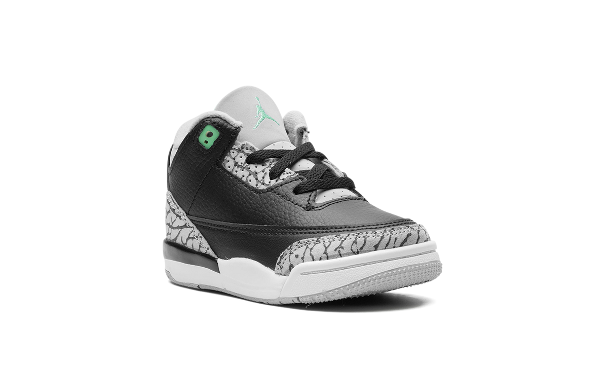 Overkicks - Air Jordan 3 Retro Green Glow (TD) (DM0968-031) - imagen 7