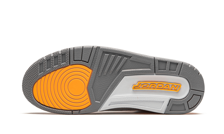 Overkicks - Air Jordan 3 Retro Laser Orange (CK9246-108) - detalle suela