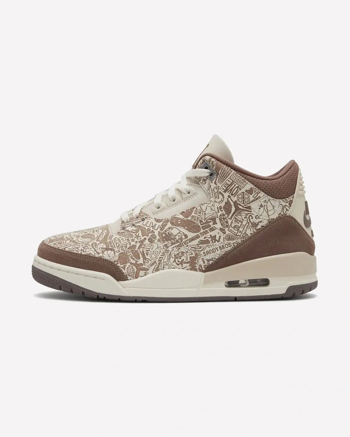Overkicks - Air Jordan 3 Retro Laser Palomino (JA1369-001) - vista lateral