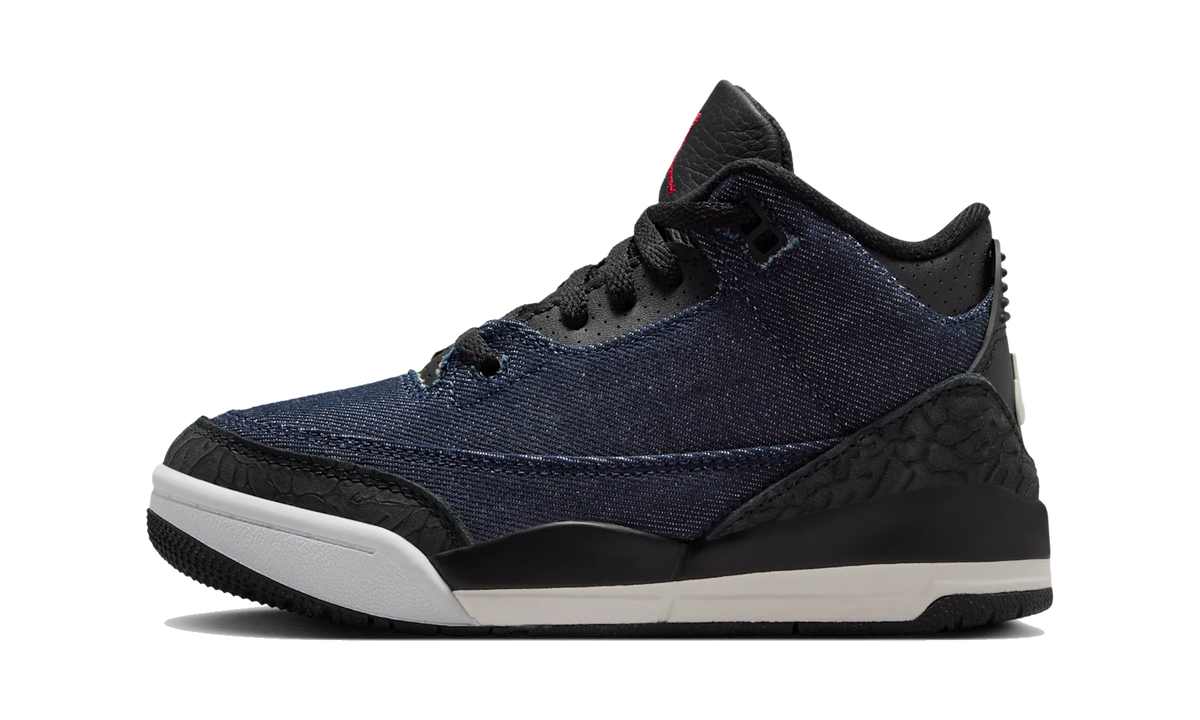 Overkicks - Air Jordan 3 Retro Levi's Indigo (PS) (IQ8058-400) - vista lateral