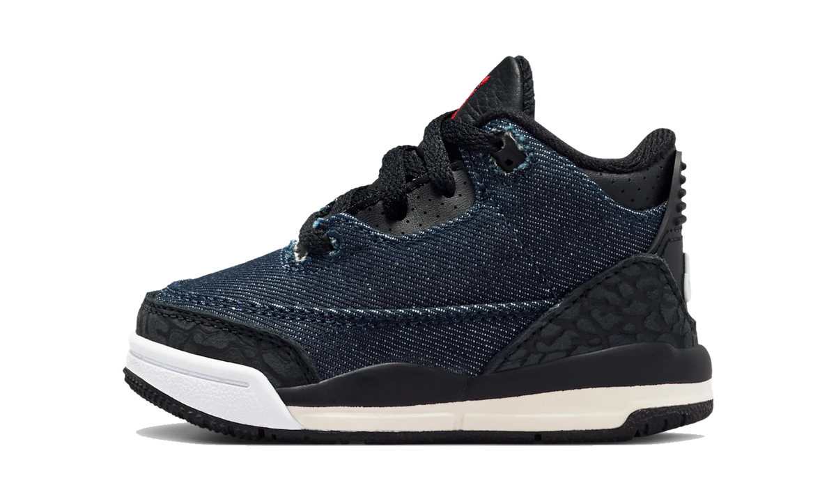 Overkicks - Air Jordan 3 Retro Levi's Indigo (TD) (IQ8059-400) - vista lateral