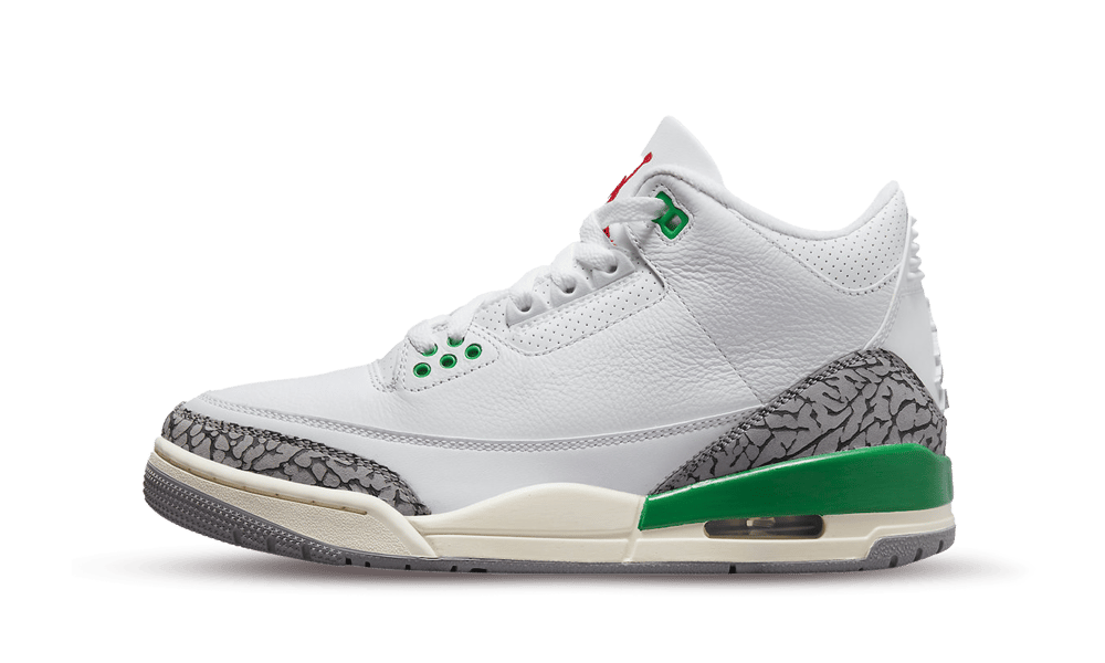 Overkicks - Air Jordan 3 Retro Lucky Green (CK9246-136) - vista lateral