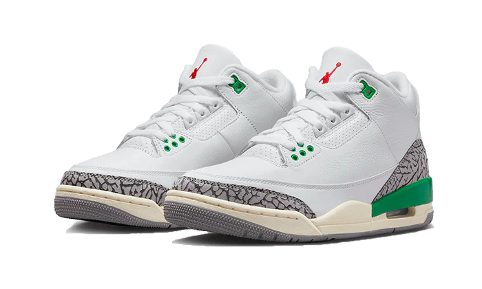 Overkicks - Air Jordan 3 Retro Lucky Green (CK9246-136) - vista trasera
