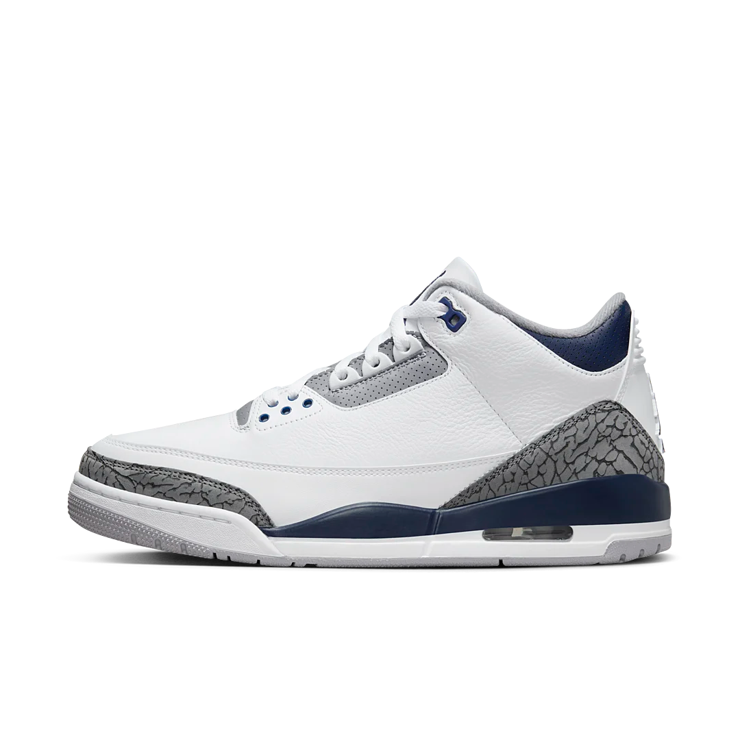 Overkicks - Air Jordan 3 Retro Midnight Navy (CT8532-140) - vista lateral