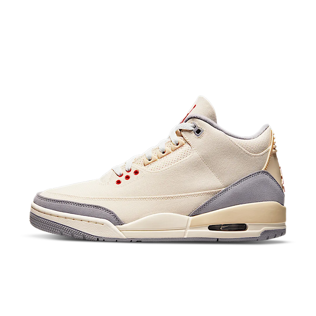 Overkicks - Air Jordan 3 Retro Muslin (DH7139-100) - vista lateral