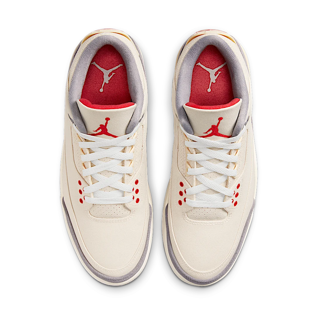 Overkicks - Air Jordan 3 Retro Muslin (DH7139-100) - par completo