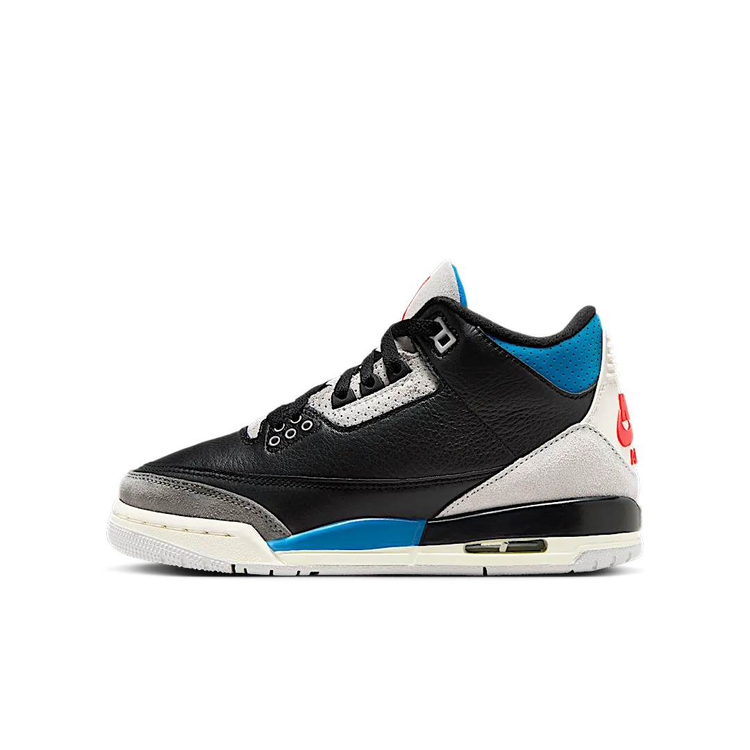 Overkicks - Air Jordan 3 Retro OG Rare Air (GS) (IB8968-004) - vista lateral