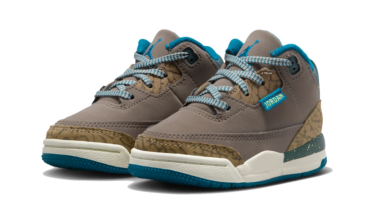 Overkicks - Air Jordan 3 Retro Olive Grey (TD) (IB7065-001) - imagen 2