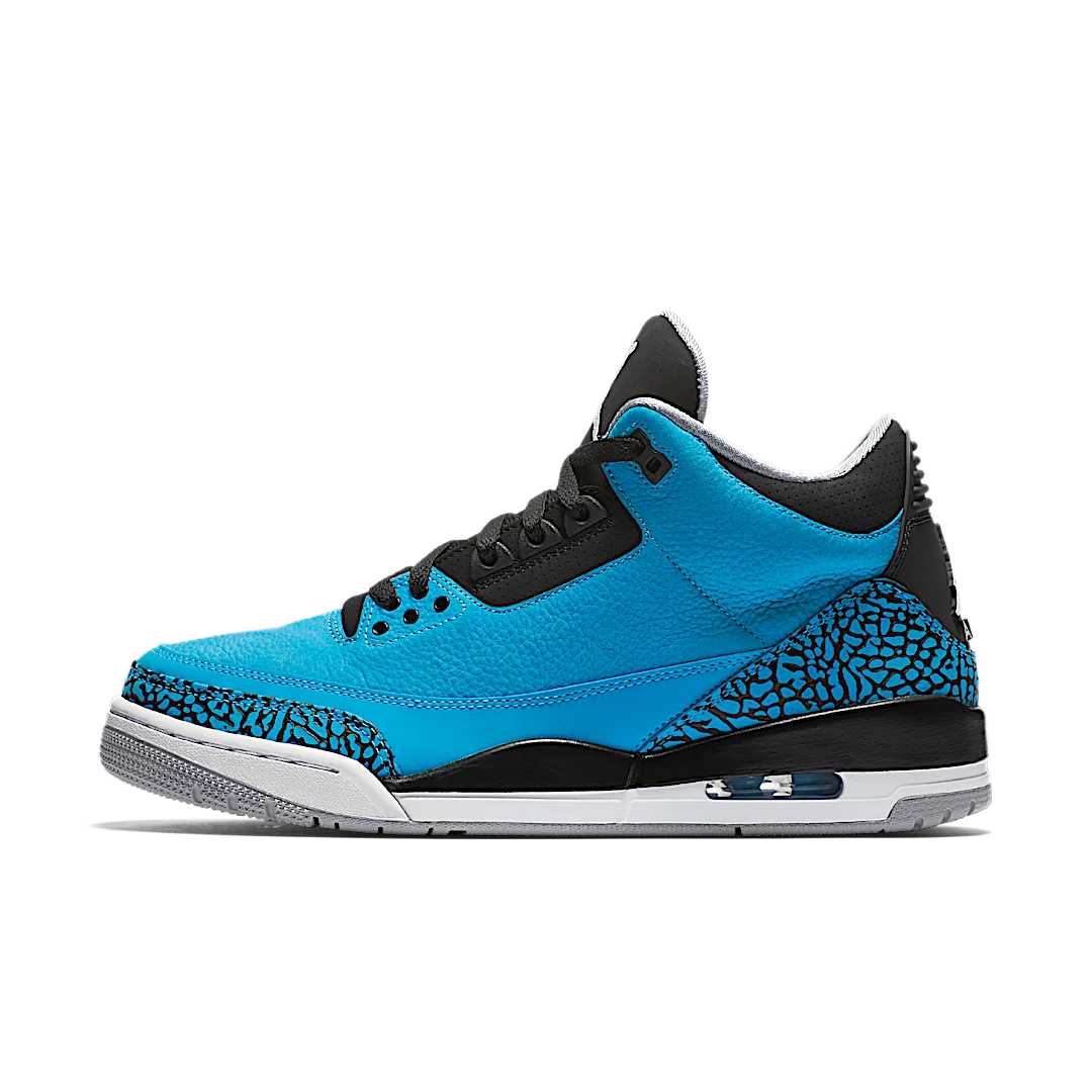 Overkicks - Air Jordan 3 Retro Powder Blue (136064-406) - vista lateral
