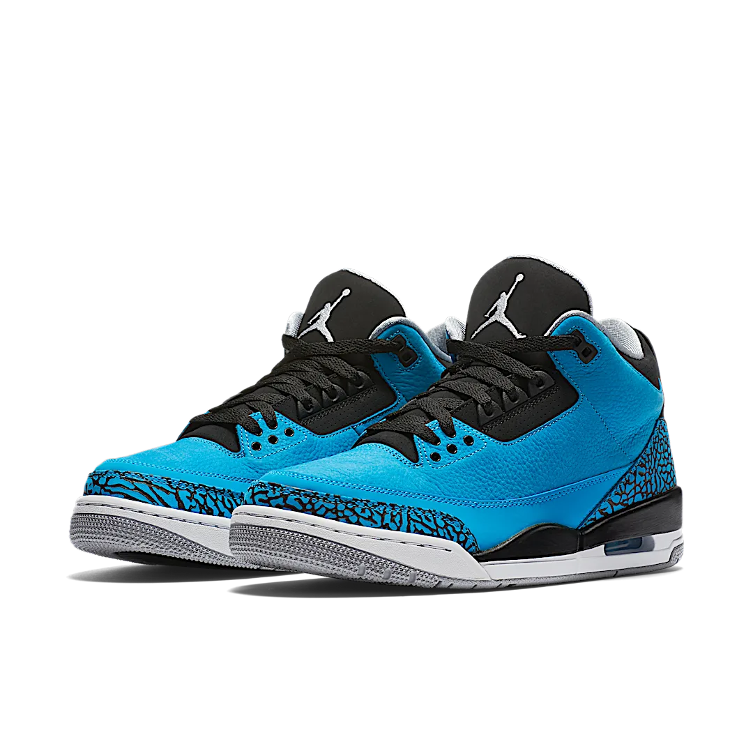 Overkicks - Air Jordan 3 Retro Powder Blue (136064-406) - vista trasera