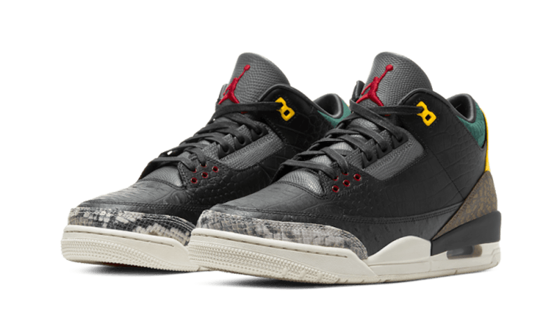 Overkicks - Air Jordan 3 Retro SE Animal Instinct 2.0 (CV3583-003 / CK4344-001) - vista trasera