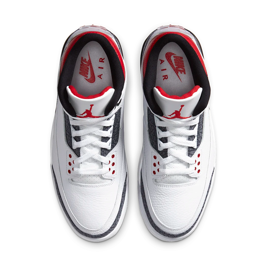 Overkicks - Air Jordan 3 Retro SE Fire Red Denim (2020) (CZ6431-100) - par completo