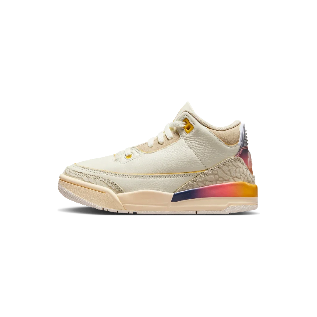 Overkicks - Air Jordan 3 Retro SP J Balvin Medellín Sunset (PS) (FN0346-901) - vista lateral