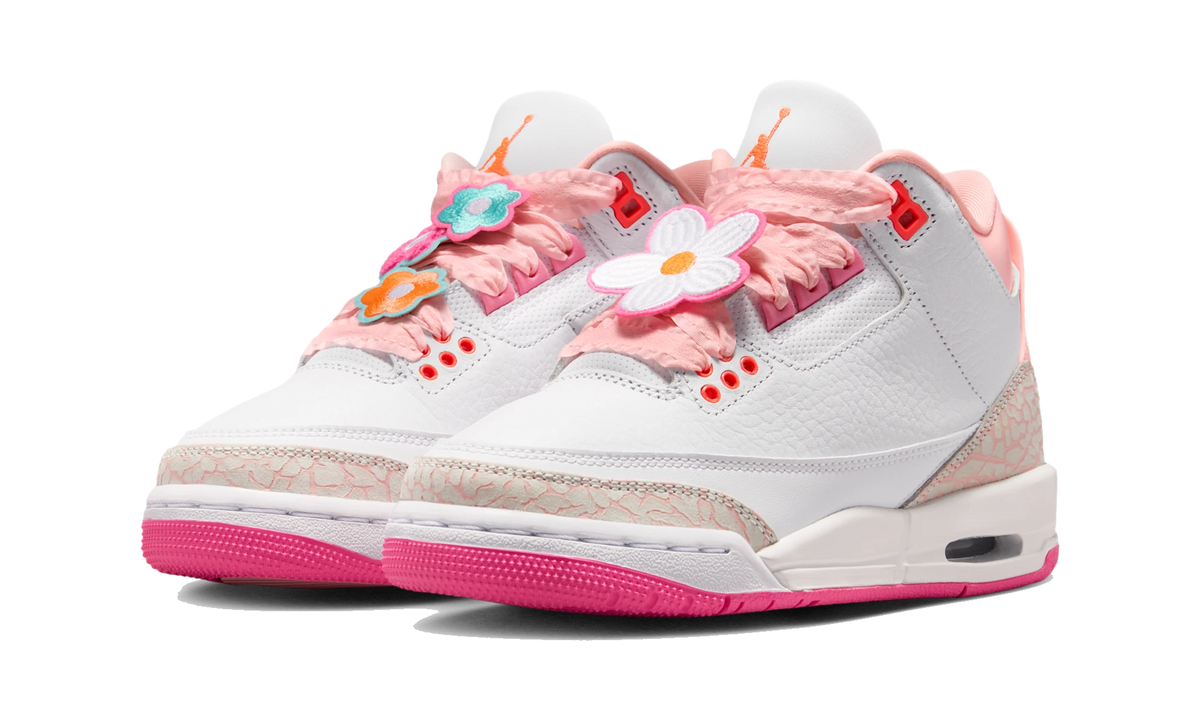 Overkicks - Air Jordan 3 Retro Spring Flowers (II0599-600) - vista trasera