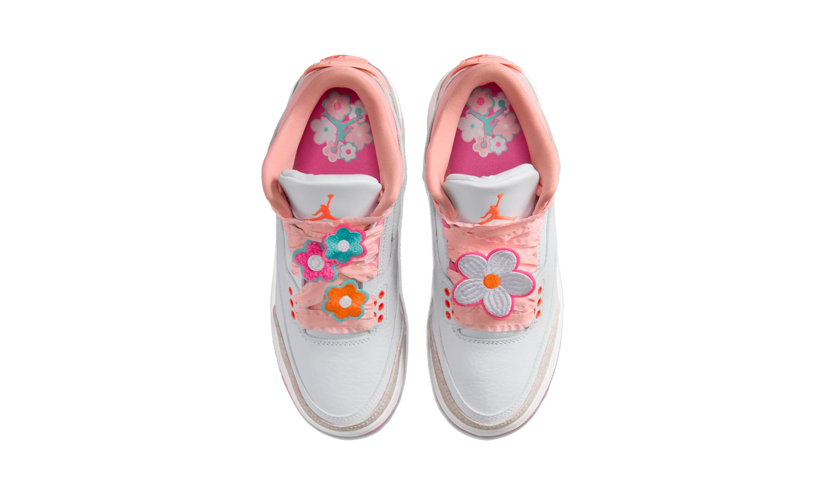Overkicks - Air Jordan 3 Retro Spring Flowers (II0599-600) - vista superior