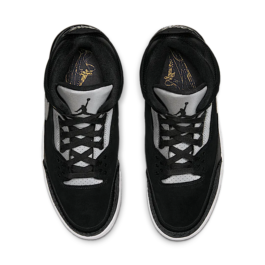 Overkicks - Air Jordan 3 Retro Tinker Black Cement Gold (CK4348-007) - par completo