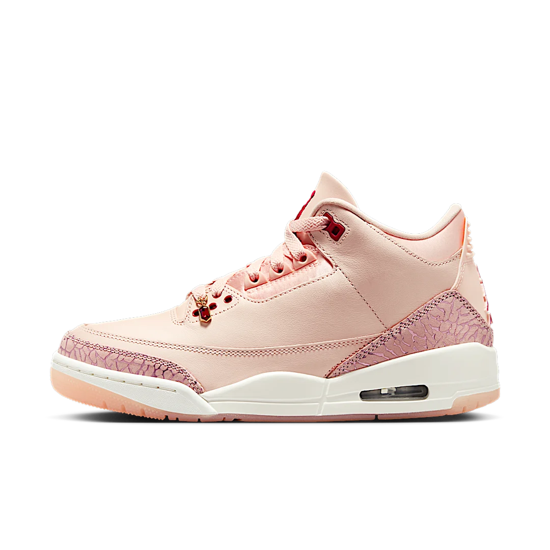 Overkicks - Air Jordan 3 Retro Valentines Day Treat Yourself (2025) (HJ0178-600) - vista lateral