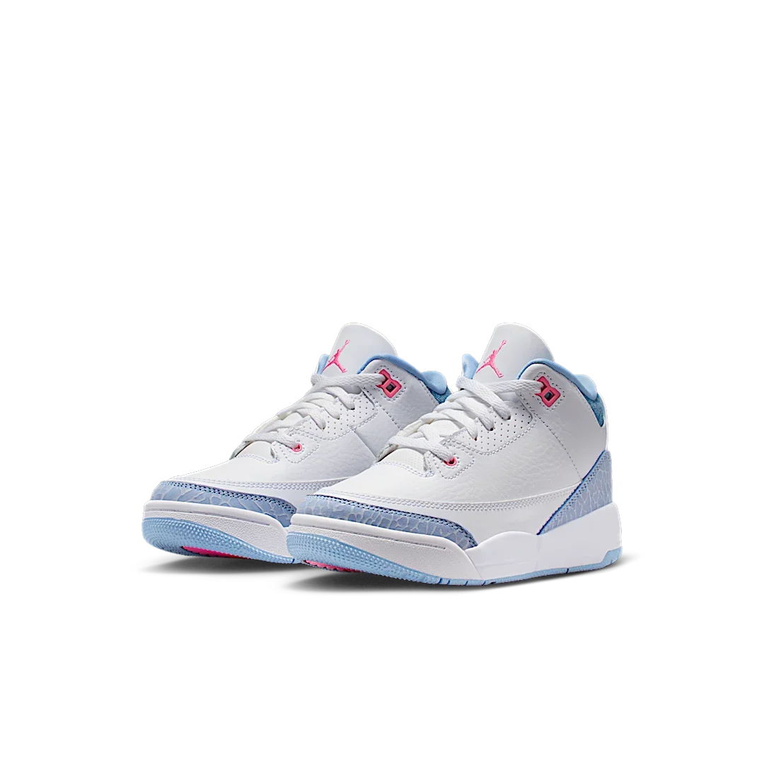Overkicks - Air Jordan 3 Retro White Cobalt Bliss (PS) (HQ0783-101) - imagen 2