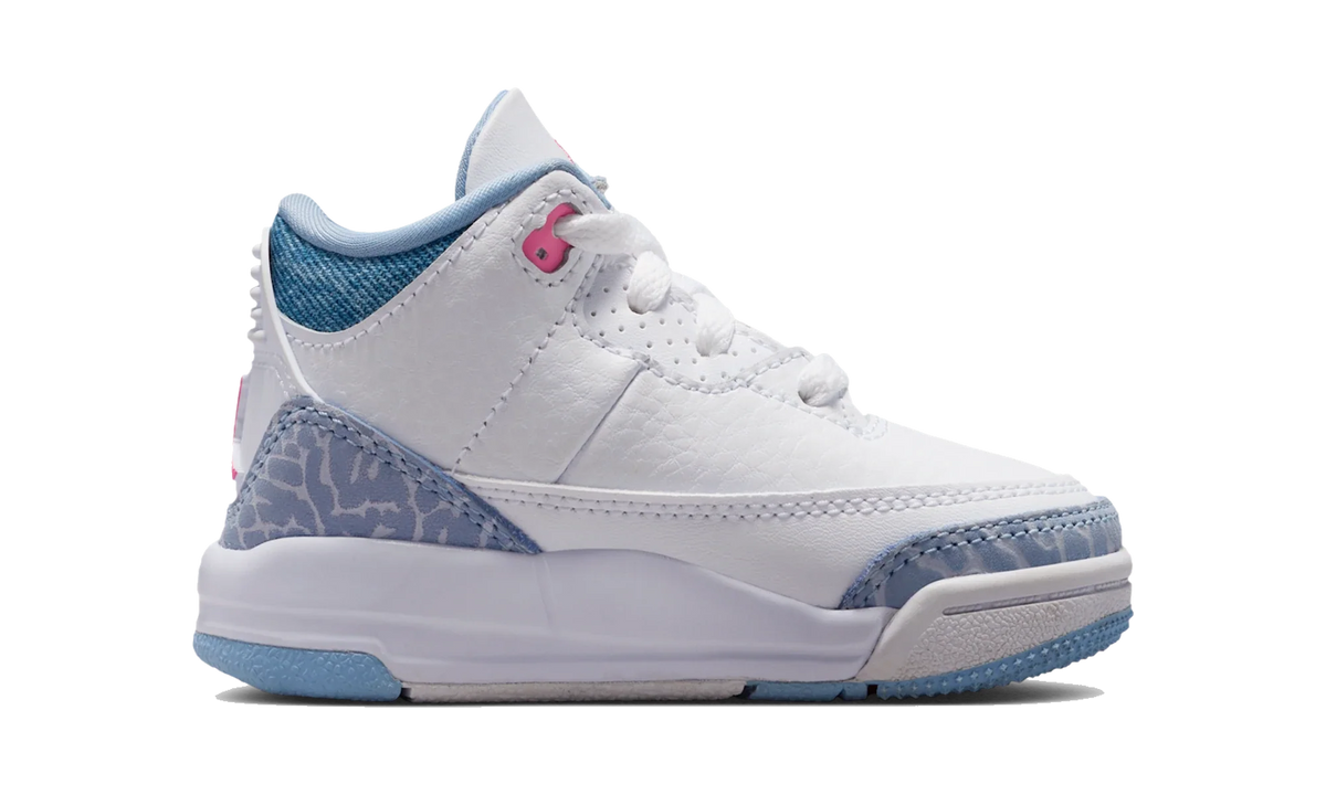Overkicks - Air Jordan 3 Retro White Cobalt Bliss (TD) (HQ0782-101) - imagen 4