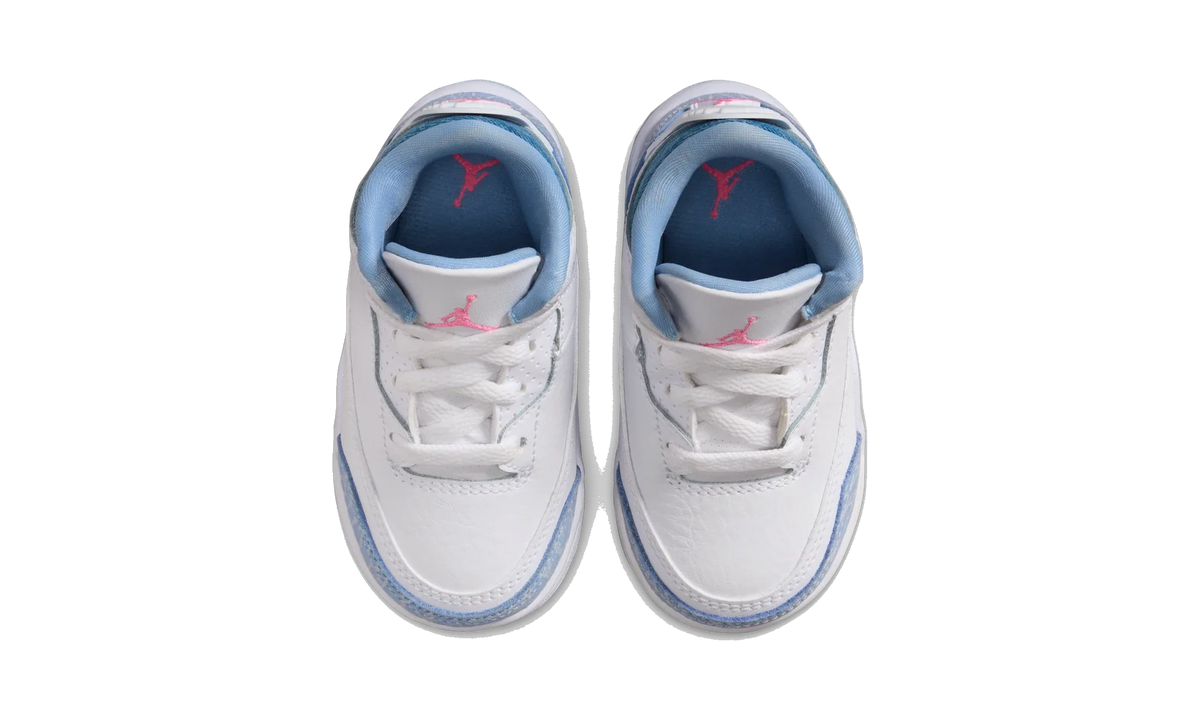 Overkicks - Air Jordan 3 Retro White Cobalt Bliss (TD) (HQ0782-101) - imagen 5