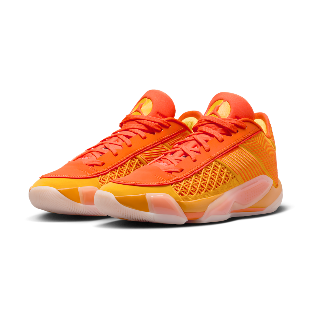 Overkicks - Air Jordan 38 Low Dearica Hamby Sunshine (FV3945-700) - vista trasera