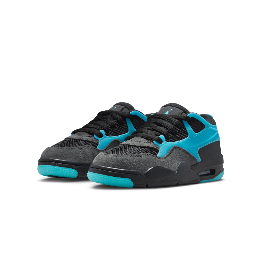 Overkicks - Air Jordan 4 RM Black Gamma Blue (GS) (FQ7938-040) - imagen 2